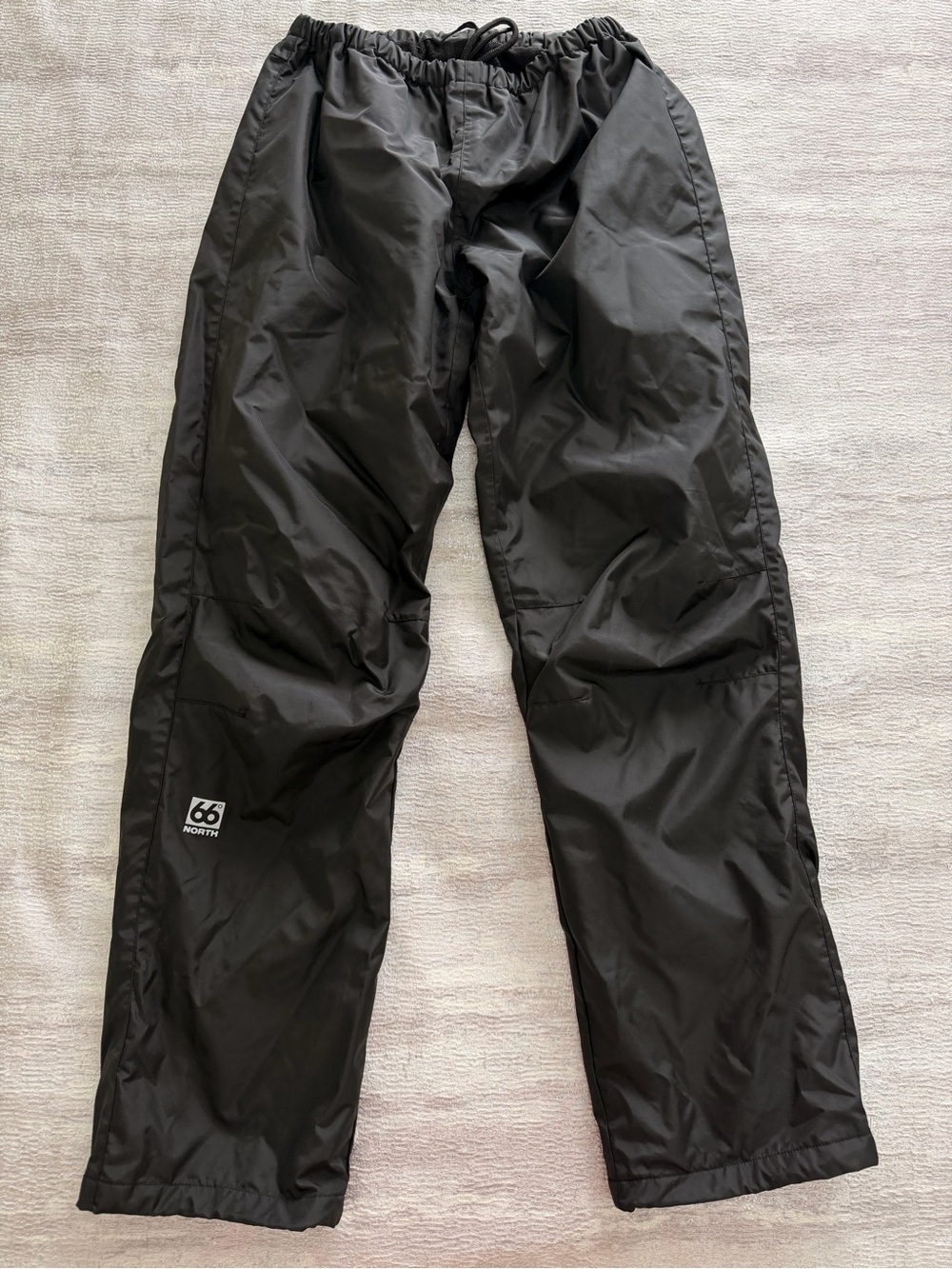 66 North Black Insulated Snow Shell Kids Pants Size 14 Y